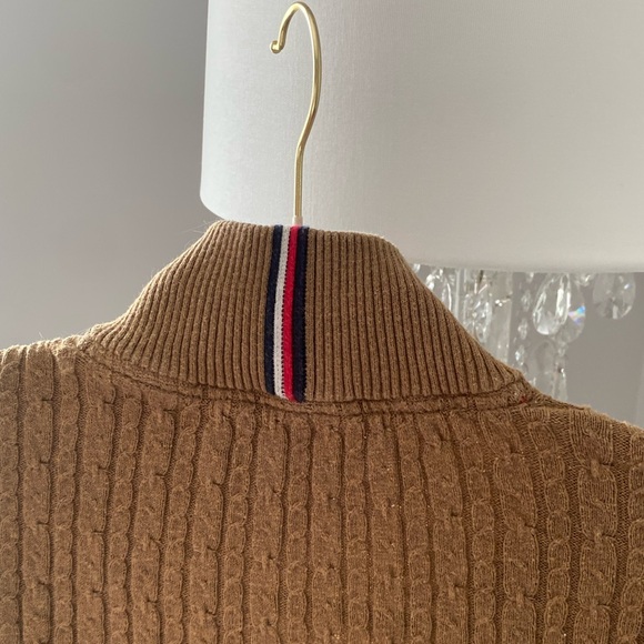 Tommy Hilfiger Zip Up Cable Knit Sweater - Picture 5 of 5